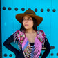 Shoulder Cape with Draped Beads - Huipil Capa Susurro de Rosas
