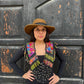 Shoulder Cape with Draped Beads - Huipil Capa Primavera Nocturna