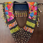 Shoulder Cape with Draped Beads - Huipil Capa Primavera Nocturna