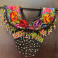 Shoulder Cape with Draped Beads - Huipil Capa Primavera Nocturna