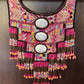 Wearable Art Poncho with Vintage Chichi Textile and Lavender Jade - Cielo Rosa