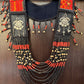Ceremonial Shoulder Piece with Jade Stones and Ceramic Beads - Chachales