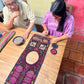 Ceremonial Poncho with Jade & Vintage Huipil - Alas del Cosmos