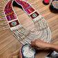 Ceremonial Shoulder Piece with Jade Stones and Ceramic Beads - Sacred Ivory