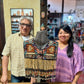 Ceremonial Fringe Poncho with Black Jade - Alas del Cielo