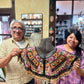 Ceremonial Cape with Jade & Vintage Floral Huipil - Yohl Ik’nal