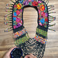 Shoulder Cape with Draped Beads - Huipil Capa Primavera Nocturna