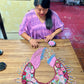 Shoulder Cape with Draped Beads - Huipil Capa Susurro de Rosas