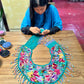 Shoulder Cape with Draped Beads - Huipil Capa Primavera Silvestre