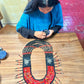 Ceremonial Shoulder Piece with Jade Stones and Ceramic Beads - Chachales
