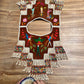 Embroidered Ceremonial Poncho Wearable Art from Santiago Atitlán - Vuelo de Quetzal