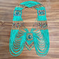 Ceremonial Body Jewelry Handmade for Energetic Alignment – Warrior Goddess, Luz de Turquesa