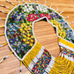Shoulder Cape with Beads - Huipil Capa, Antique Yellow