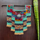 One-of-a-kind, Handmade Poncho with Authentic Guatemalan Jade & Vintage Chichi Textile  - Sacred Currents