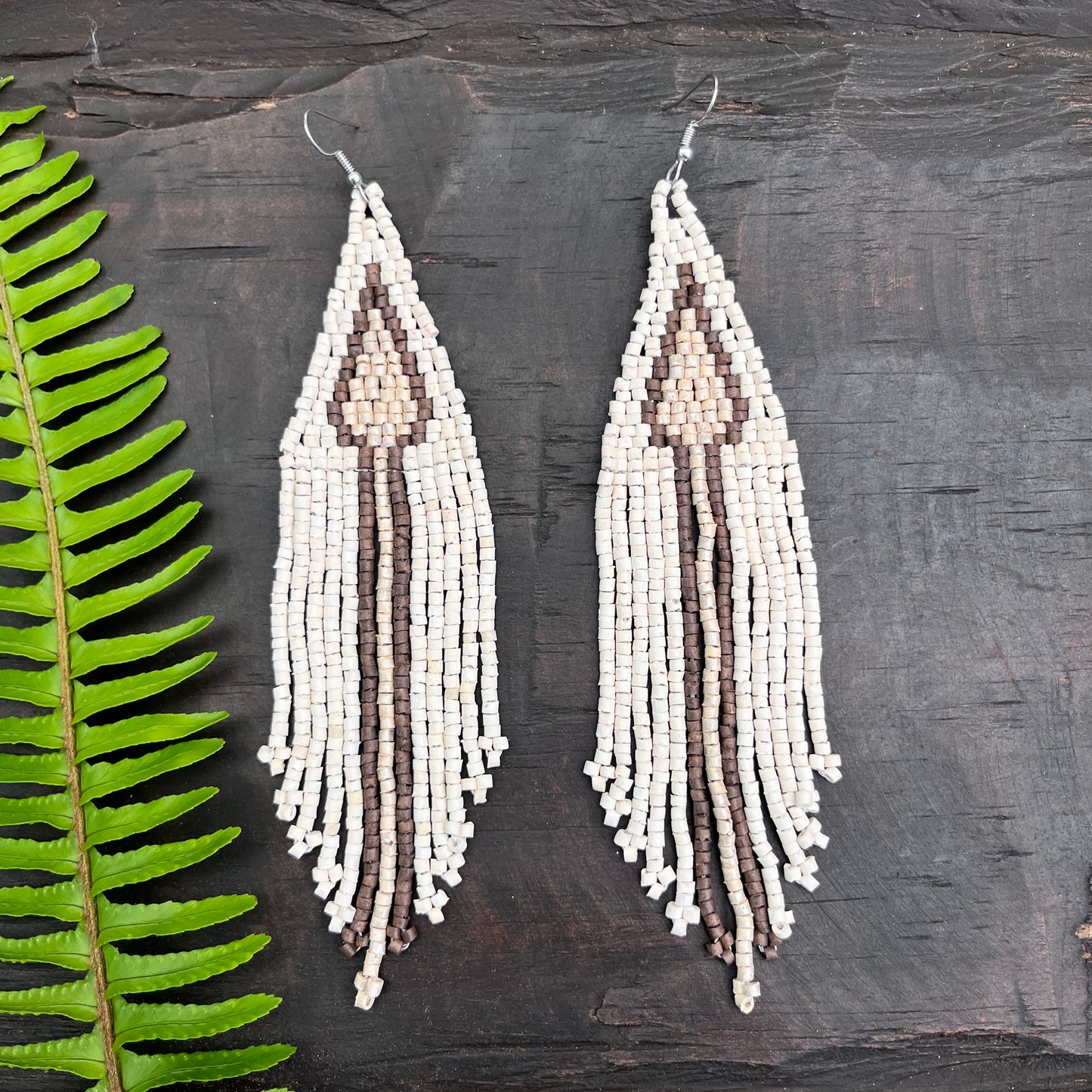 Lightweight Fringe Earrings - Arrow