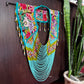 Shoulder Cape with Beads - Huipil Capa, Guiding Arrows