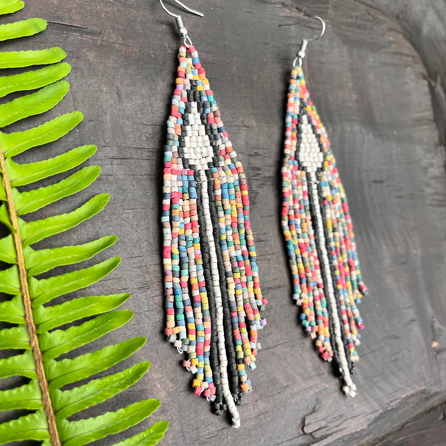 Lightweight Fringe Earrings - Arrow