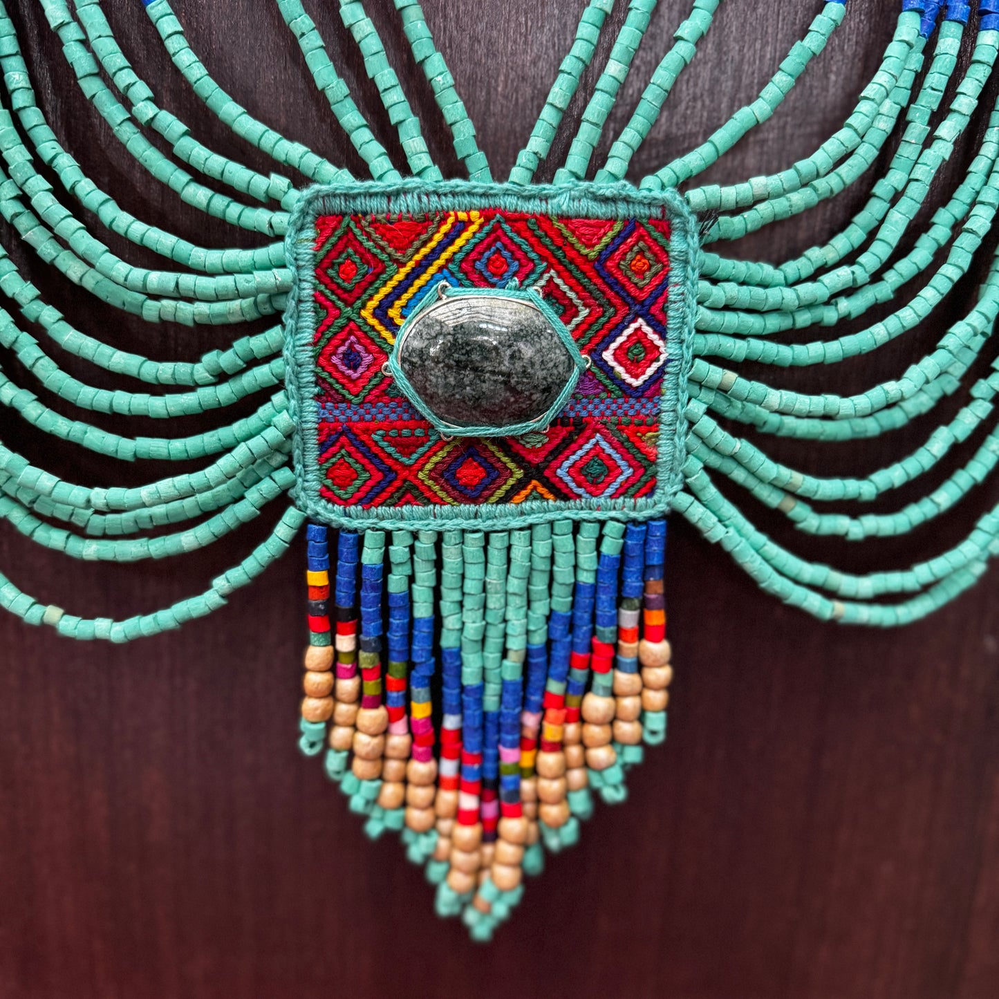Ceremonial Body Jewelry Ethically Made for Festivals & Energetic Alignment – Warrior Goddess, Balance Esmeralda