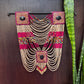 Ceremonial Body Jewelry Ethically Made for Festivals & Energetic Alignment – Warrior Goddess, Golden Fuchsia