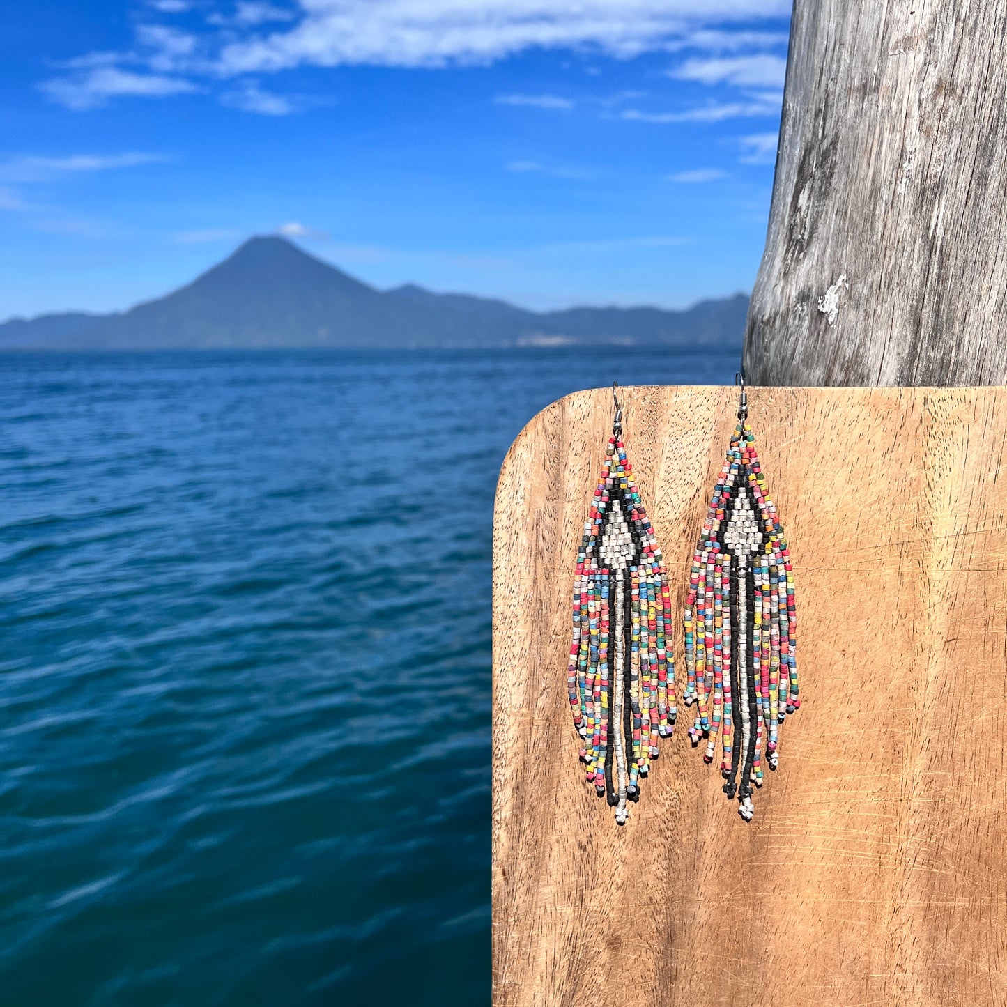 Lightweight Fringe Earrings - Arrow