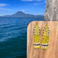 Ceramic Beaded Earrings with Woven Details