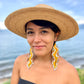 Beaded Fringe Earrings in Boho Zig Zag Design