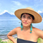 Ceramic Beaded Earrings with Woven Details