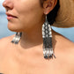 Ceramic Beaded Earrings with Woven Details