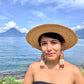 Ceramic Beaded Earrings with Woven Details