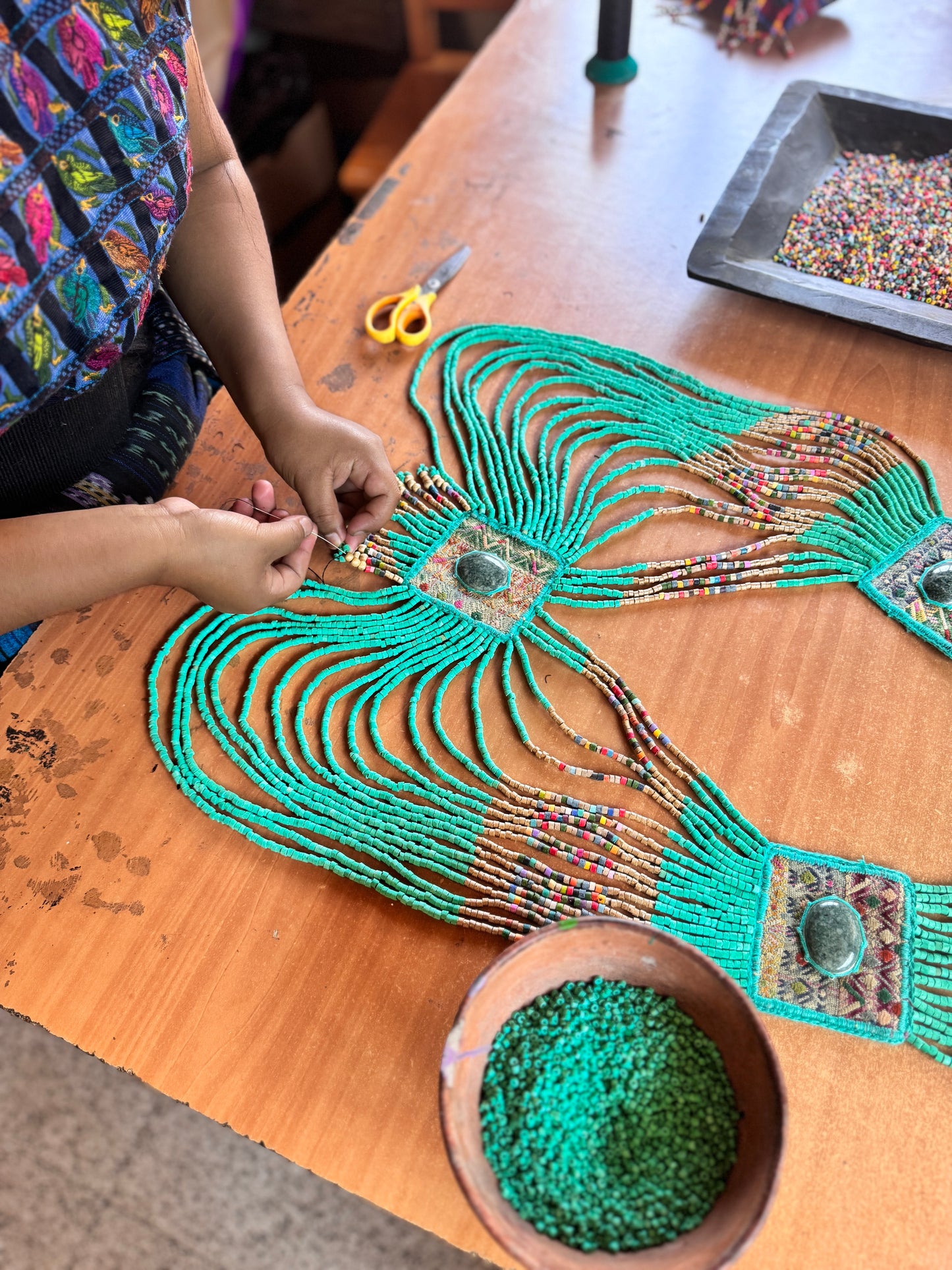 Ceremonial Body Jewelry Handmade for Energetic Alignment – Warrior Goddess, Luz de Turquesa