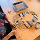 Ceremonial Body Jewelry Handmade for Energetic Alignment – Warrior Goddess, Ixchel Oro