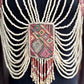 Body Jewelry with Beaded Chains - "Warrior", Vintage Chichi