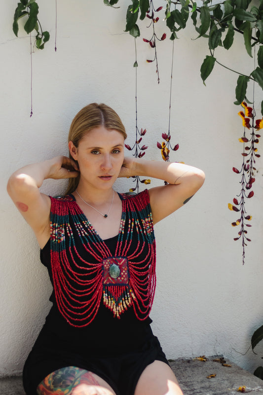 Ceremonial Body Jewelry Handmade for Energetic Alignment – Warrior Goddess, Velada Sagrada