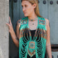 Ceremonial Body Jewelry Handmade for Energetic Alignment – Warrior Goddess, Luz de Turquesa