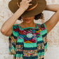 One-of-a-kind, Handmade Poncho with Authentic Guatemalan Jade & Vintage Chichi Textile  - Sacred Currents