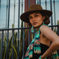 One-of-a-kind, Handmade Poncho with Authentic Guatemalan Jade & Vintage Chichi Textile  - Sacred Currents