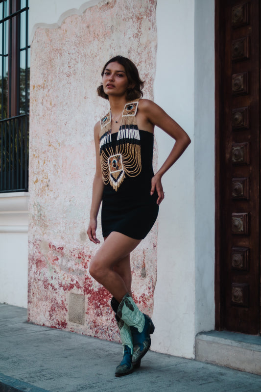 Ceremonial Body Jewelry Handmade for Energetic Alignment – Warrior Goddess, Ixchel Oro