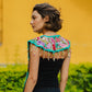Shoulder Cape with Beads - Huipil Capa, Guiding Arrows