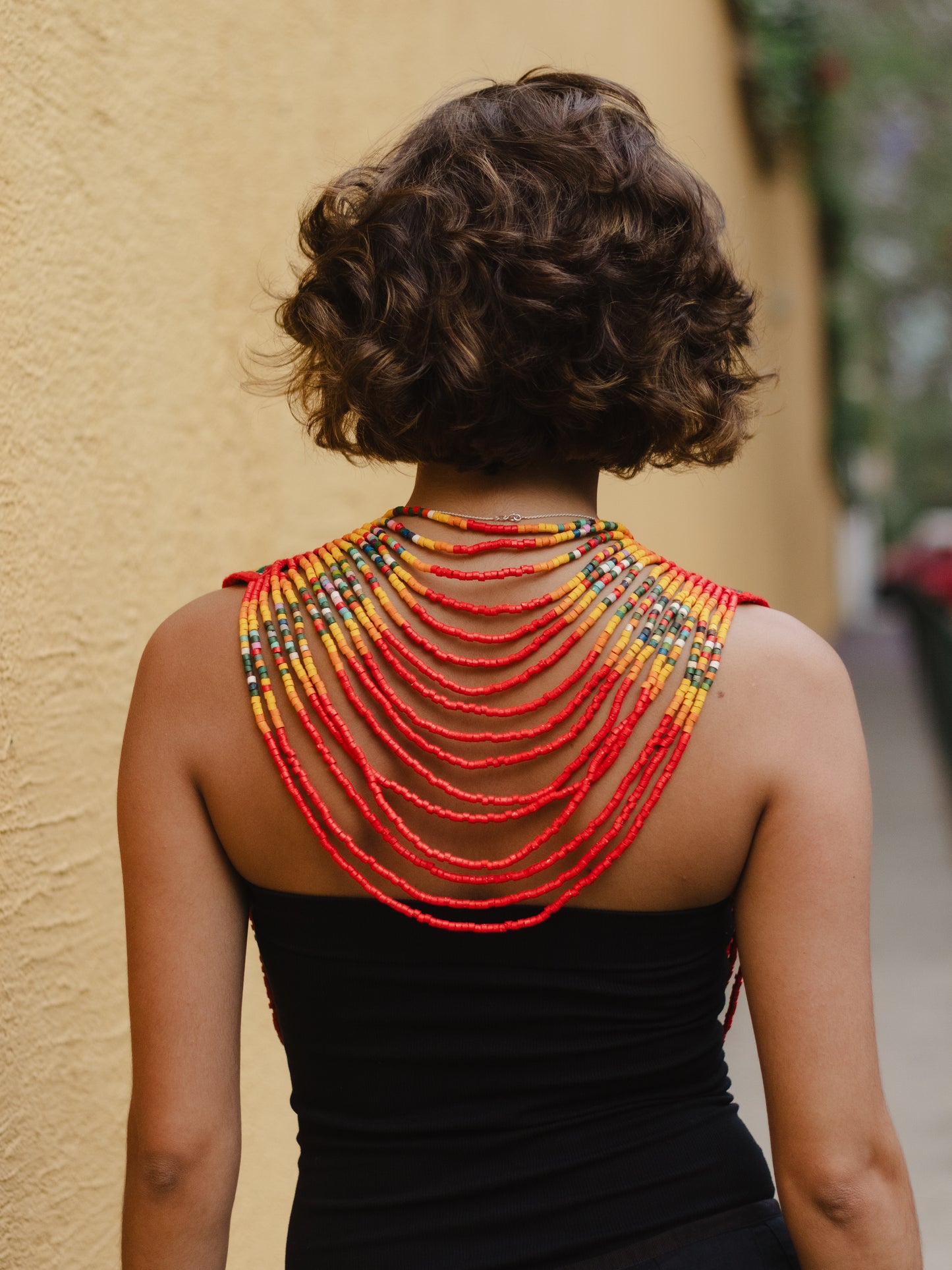Ceremonial Body Jewelry Ethically Made for Festivals & Energetic Alignment – Warrior Goddess, Red Ritual