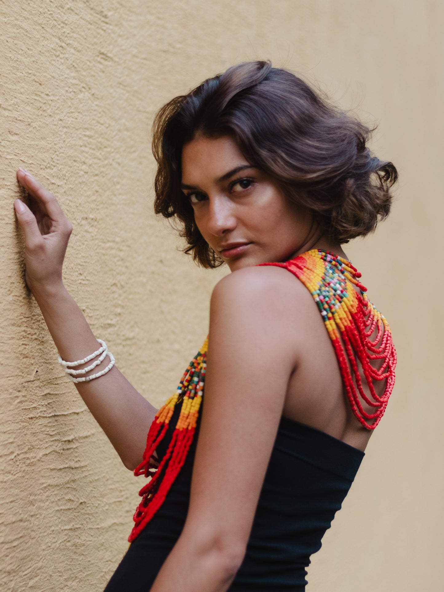 Ceremonial Body Jewelry Ethically Made for Festivals & Energetic Alignment – Warrior Goddess, Red Ritual