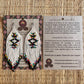 Beaded Fringe Earrings with Geoemetric Symbols