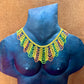 Adjustable Beaded Collar Choker Necklace - 5 color variants