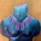 Adjustable Beaded Collar Choker Necklace - 5 color variants
