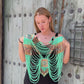 Ceremonial Body Jewelry Handmade for Energetic Alignment – Warrior Goddess, Luz de Turquesa