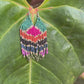 Ultra Lightweight Beaded Earrings in Picasso Inspired Design