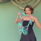 Ceremonial Body Jewelry Ethically Made for Festivals & Energetic Alignment – Warrior Goddess, Balance Esmeralda
