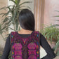 Ceremonial Poncho with Jade & Vintage Huipil - Alas del Cosmos