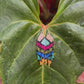 Ultra Lightweight Beaded Earrings in Picasso Inspired Design