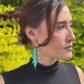 Lightweight, Statement Earrings - "Rayos", vibrants
