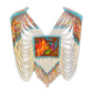 Body Jewelry with Beaded Chains - "Warrior", Santiago Birds Colibri